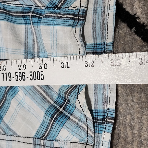 BKE EMBROIDERED PLAID SNAP-BUTTON LONG-SLEEVED SHIRT - Picture 8 of 13